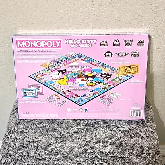 🚩SOLD🚩 Hello Kitty and Friends Limited Edition Monopoly - Picture 2 of 3
